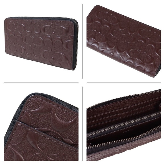 Coach F58113 Men’s Signature Accordion Wallet - Picture 3 of 4